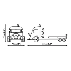 COBI: Citroen Type H autotransportér a 2CV Type AZ stavebnice (24627) obrázek 4