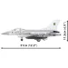 COBI: Ozbrojené síly F-16AM Fighting Falcon stavebnice (5893) obrázek 6