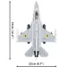 COBI: Ozbrojené síly F-16AM Fighting Falcon stavebnice (5893) obrázek 7