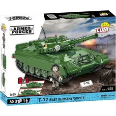 COBI: Ozbrojené síly T-72 (Východní Německo/Sovětský svaz) stavebnice tanku (2625) obrázek 1