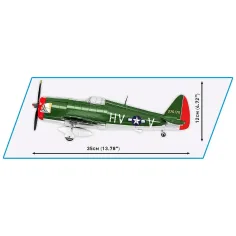 COBI: Stavebnice P-47 Thunderbolt z 2. světové války (5737) obrázek 4