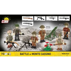 COBI: sada figurek – bitva o Monte Cassino (II. světová válka) (2063) obrázek 2