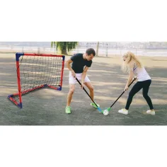 CROSS Floorball sada se 2 florbalovými holemi a 2 brankami - Woodyland obrázek 3