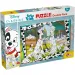 Disney 101 dalmatinů 2 v 1, 24dílné puzzle a omalovánky 50x35 cm - Lisciani