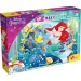 Disney Ariel 2 v 1, maxi puzzle 60 dílků a omalovánka 70x50 cm – Lisciani