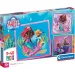 Disney Ariel 3x48ks Supercolor puzzle - Clementoni