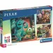 Disney Pixar 3x48dílné Supercolor puzzle - Clementoni