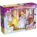 Disney Princezna Sofie 2 v 1 60dílné maxi puzzle a omalovánky 70x50 cm - Lisciani