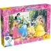 Disney Princezny - Kouzlo pohádkové zahrady 2 v 1 60dílné puzzle a omalovánka 50x35 cm - Lisciani