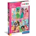 Disney+Princezny 2x60ks Supercolor puzzle - Clementoni