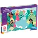 Disney+Princezny+kamarádky 104dílné maxi supercolor puzzle - Clementoni