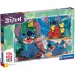 Disney+Stitch 104dílné maxi Supercolor puzzle - Clementoni