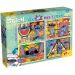 Disney Stitch 2 v 1 maxi puzzle 4x48 dílků a omalovánky 35x25 cm - Lisciani