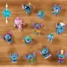 Disney+Stitch mini překvapení figurka v kapsli ve tvaru ananasu, 4. série, 1 ks
