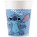 Disney+Stitch papírové kelímky 8ks sada 200ml