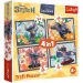 Disney: Stitchova dovolená 4 v 1 puzzle - Trefl