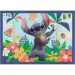 Disney: Stitchova dovolená 4 v 1 puzzle - Trefl