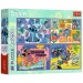 Disney: Úžasný Stitch 4x250dílné puzzle - Trefl