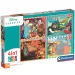 Disney klasiky 4 v 1 Supercolor puzzle - Clementoni