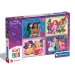 Disney princezny 4 v 1 puzzle - Clementoni