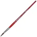 Duch: Červeně lakovaný štětec s ostrou špičkou velikosti 12, 1 ks