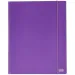 Duch: Fialová gumová kartonová složka A4 s tloušťkou 30 mm