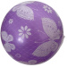 Fialový gumový míč s motivem motýlů 23 cm