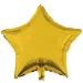 Fólie balón ve tvaru hvězdy – zlatý 46 cm