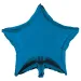 Fóliový balónek ve tvaru hvězdy – modrý 46 cm