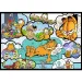 Garfieldova dobrodružství 4x250dílné puzzle - Trefl
