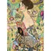 Gustav Klimt: Dáma s vějířem 1000dílné puzzle - Trefl