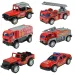Hasičské auto: Různé varianty v měřítku 1/55, 1 ks