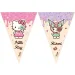 Hello Kitty a Kuromi párty banner 200 cm
