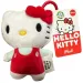 Hello Kitty plyšový klip na tašku, 12 cm – červený