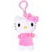 Hello Kitty plyšový klip na tašku, 12 cm - fialový