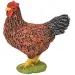 Hnědá kuřecí hračka - Bullyland