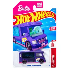 Hot Wheels: Barbie Dream Camper fialové autíčko 1/64 - Mattel