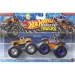 Hot Wheels Monster Trucks: 1956 Hi-Tail Hauler vs 2017 Ford Raptor, sada 2 autíček 1/64 - Mattel