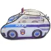 Hrací stan ve tvaru policejního auta s okny z sítě 99x50x50cm