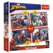 Hrdina Spiderman 4 v 1 puzzle 70-54-48-35 ks - Trefl
