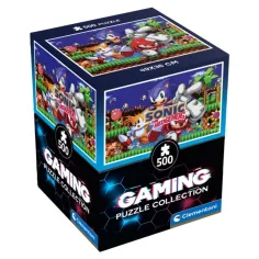 Kolekce herních puzzle Sonic - 500 dílků - Clementoni