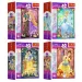 Krásné Disney princezny 54ks mini puzzle v různých variantách - Trefl