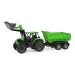 LENA: Worxx Deutz-Fahr Agrotron 7250 TTV traktor s přívěsem v krabici 74 cm