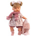 Llorens: Joelle 38 cm pláčící panenka se třásňovým šálem
