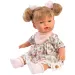 Llorens: Joelle 38cm plačící panenka s dudlíkem v letním oblečení