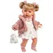 Llorens: Julia 42cm plačící panenka s dudlíkem v růžovém kabátku