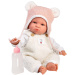 Llorens: Lara 38cm pláčící panenka v čepici s medvědími oušky