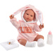 Llorens: Lina 45 cm pláčící panenka v oblečku s králičími oušky