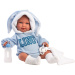 Llorens: Lino 45cm pláčící panenka v oblečku s králičími oušky