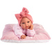 Llorens: Olivia 38 cm pláčící panenka s polštářkem